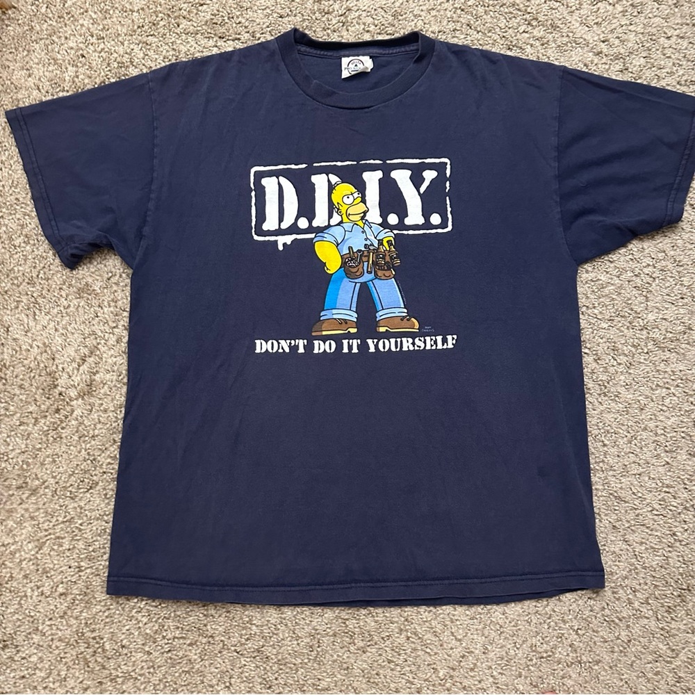 Delta Pro Weight DDIY Homer Simpson Don’t Do It Yourself Vintage Shirt